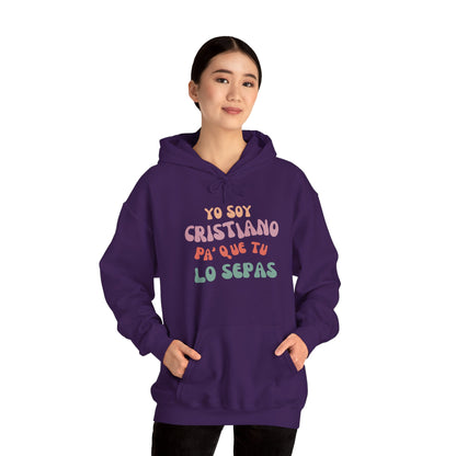 Unisex Heavy Blend Hooded Sweatshirt - 'Yo Soy Cristiano' Statement Sweatshirt