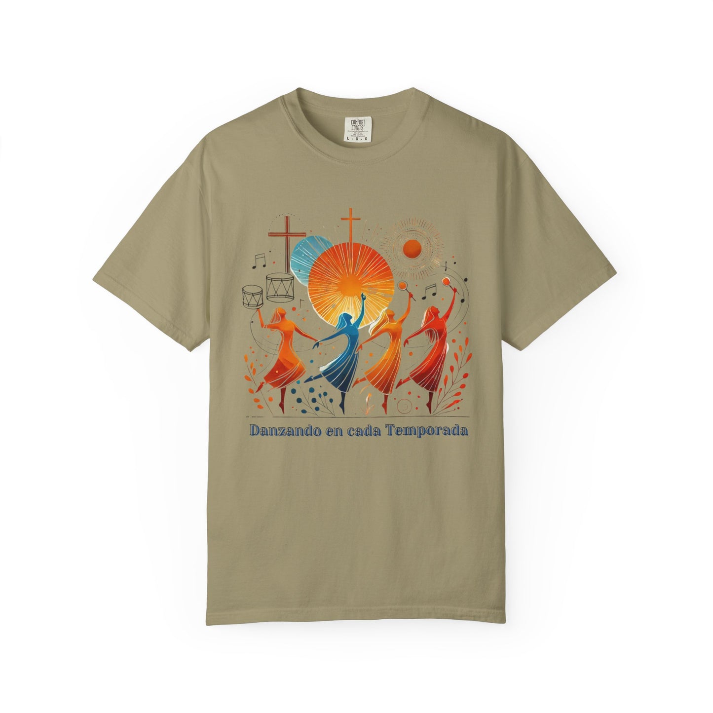 Unisex Garment-Dyed T-Shirt, Dance Design Tee, Seasonal Celebration Shirt, Gift for Dance Lovers, Festival Apparel