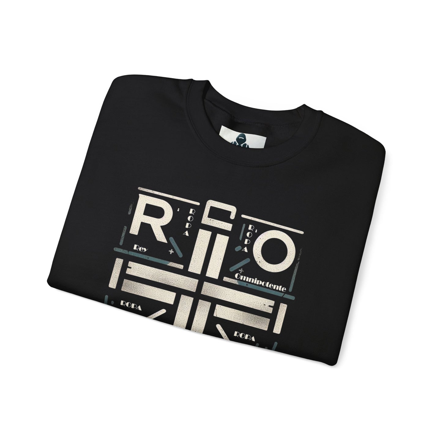 Eco-Friendly Graphic Crewneck Sweatshirt - R O P A  Cruz Design