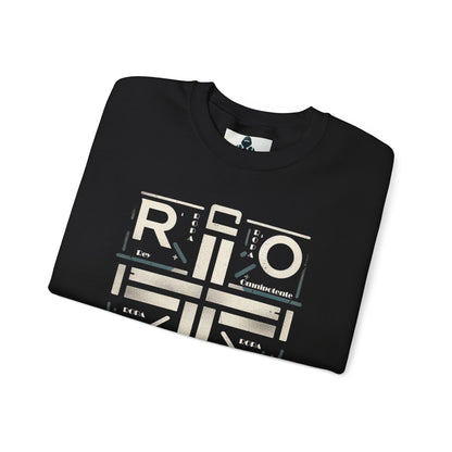 Eco-Friendly Graphic Crewneck Sweatshirt - R O P A  Cruz Design