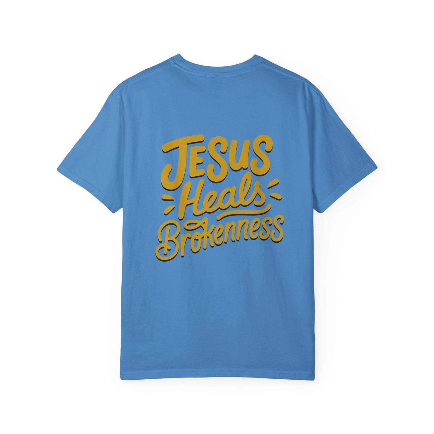 Inspirational Unisex T-Shirt - Jesus Heals Brokenness, Faith Shirt, Encouraging Apparel, Christian Gift, Spiritual Clothing