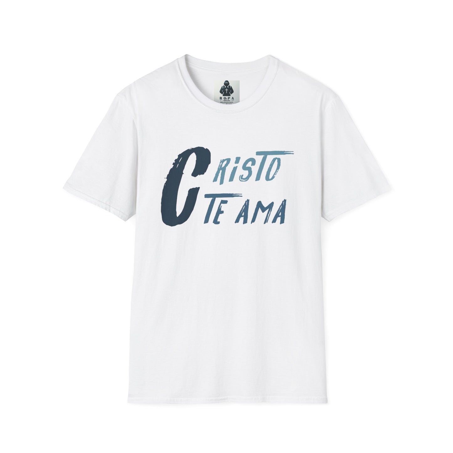 Unisex Softstyle T-Shirt - 'Cristo Te Ama' Inspirational Tee