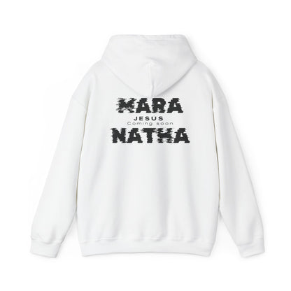 Faith-Inspired Unisex Hoodie - Mara Natha Collection, Cozy Prayer Sweatshirt, Inspirational Gift, Religious Wear, Spiritual Fashion