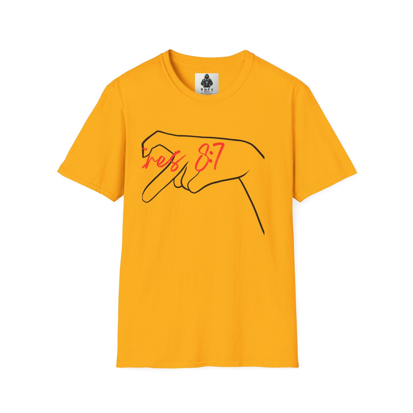 Unisex Softstyle T-Shirt with 'rez 87' Graphic - Casual Streetwear Tee