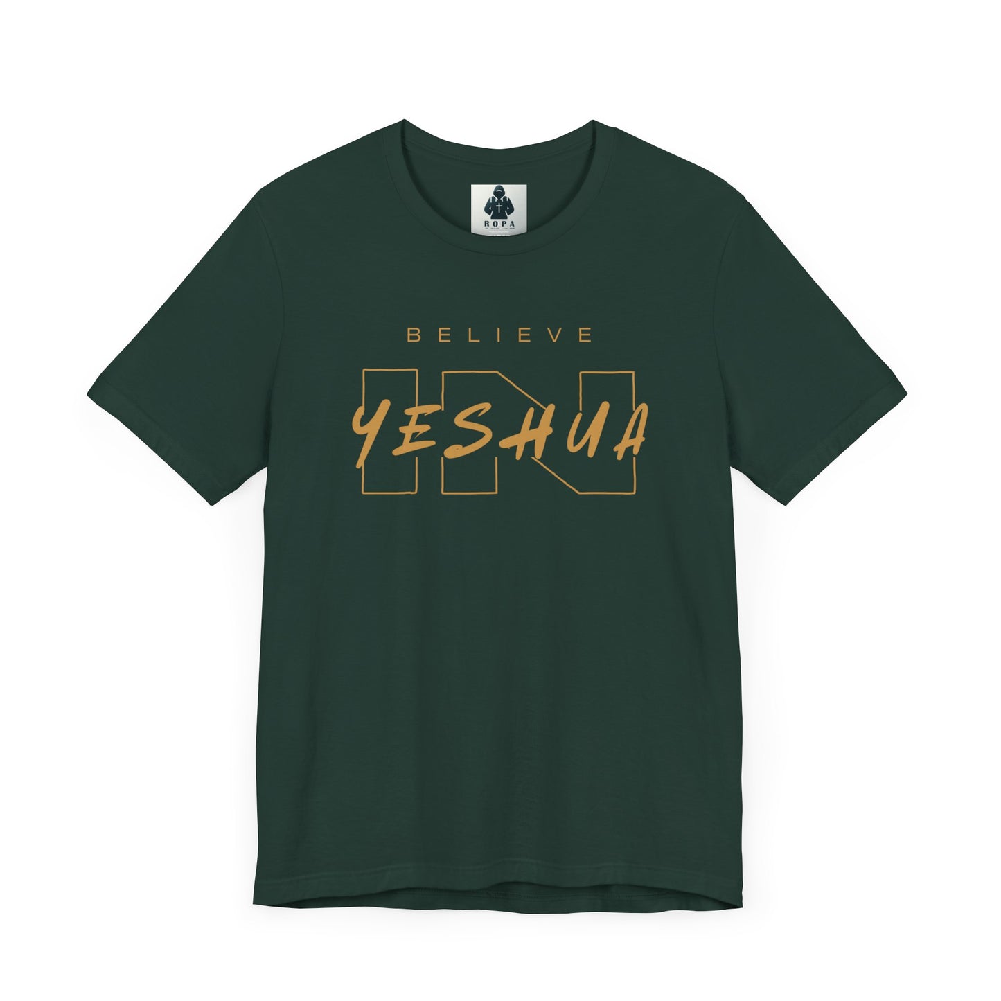 Unisex Short Sleeve Tee - 'Believe Yeshua' Inspirational Graphic Tee