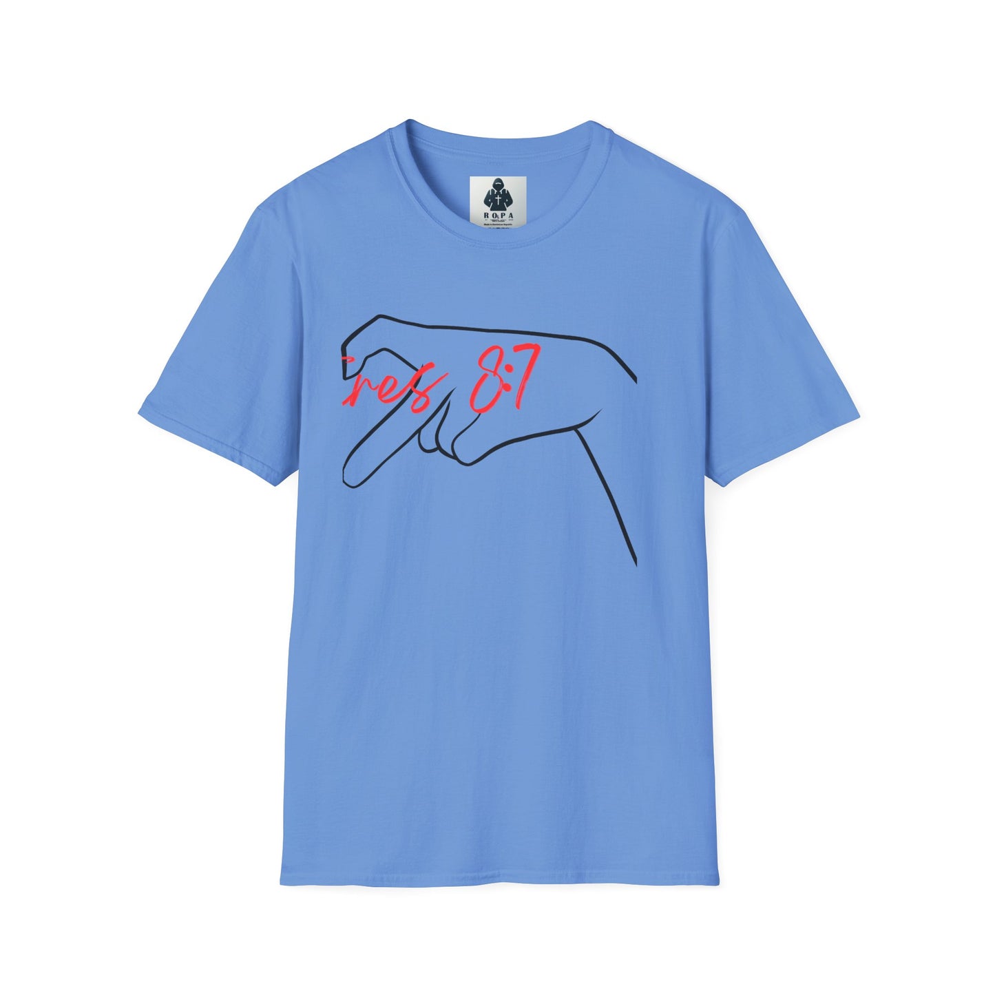 Unisex Softstyle T-Shirt with 'rez 87' Graphic - Casual Streetwear Tee