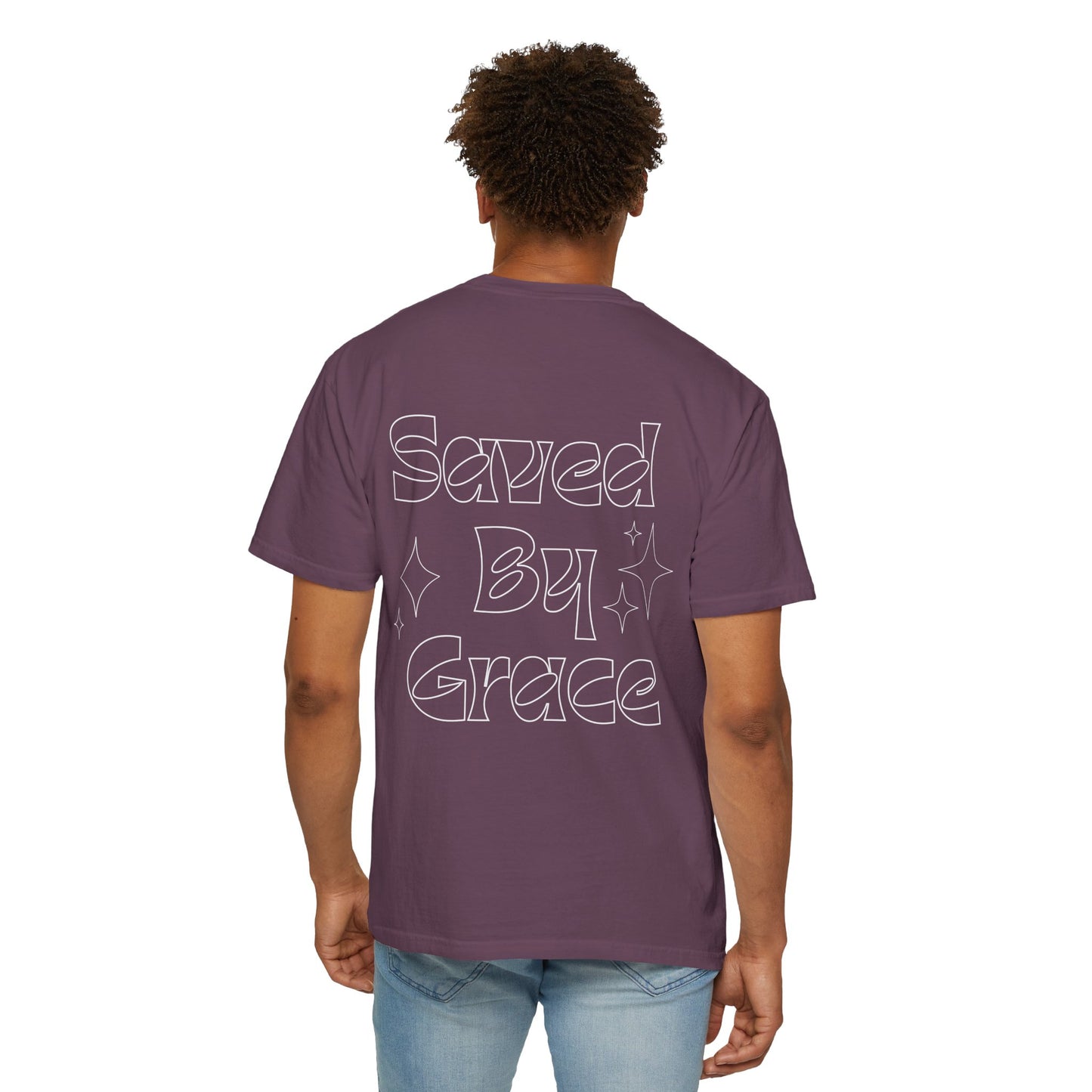 Faith-Inspired Unisex T-Shirt - Saved By Grace, Casual Wear, Christian Apparel, Gift for Believers, Everyday Comfort
