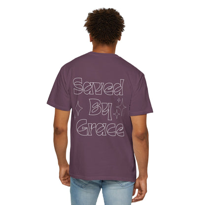 Faith-Inspired Unisex T-Shirt - Saved By Grace, Casual Wear, Christian Apparel, Gift for Believers, Everyday Comfort