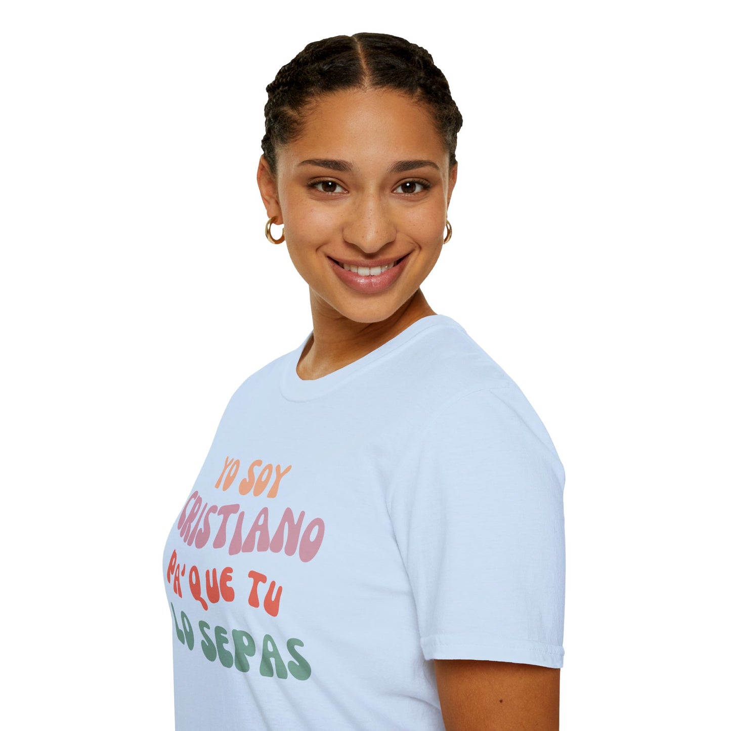 Yo Soy Cristiano Unisex Softstyle T-Shirt - Fun Statement Tee for Faith and Culture