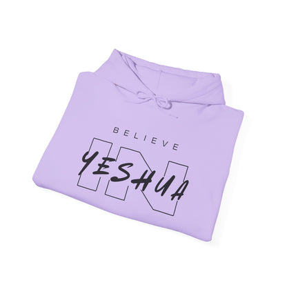 Unisex Heavy Blend™ Hooded Sweatshirt - 'Believe Yeshua' Inspirational Hoodie