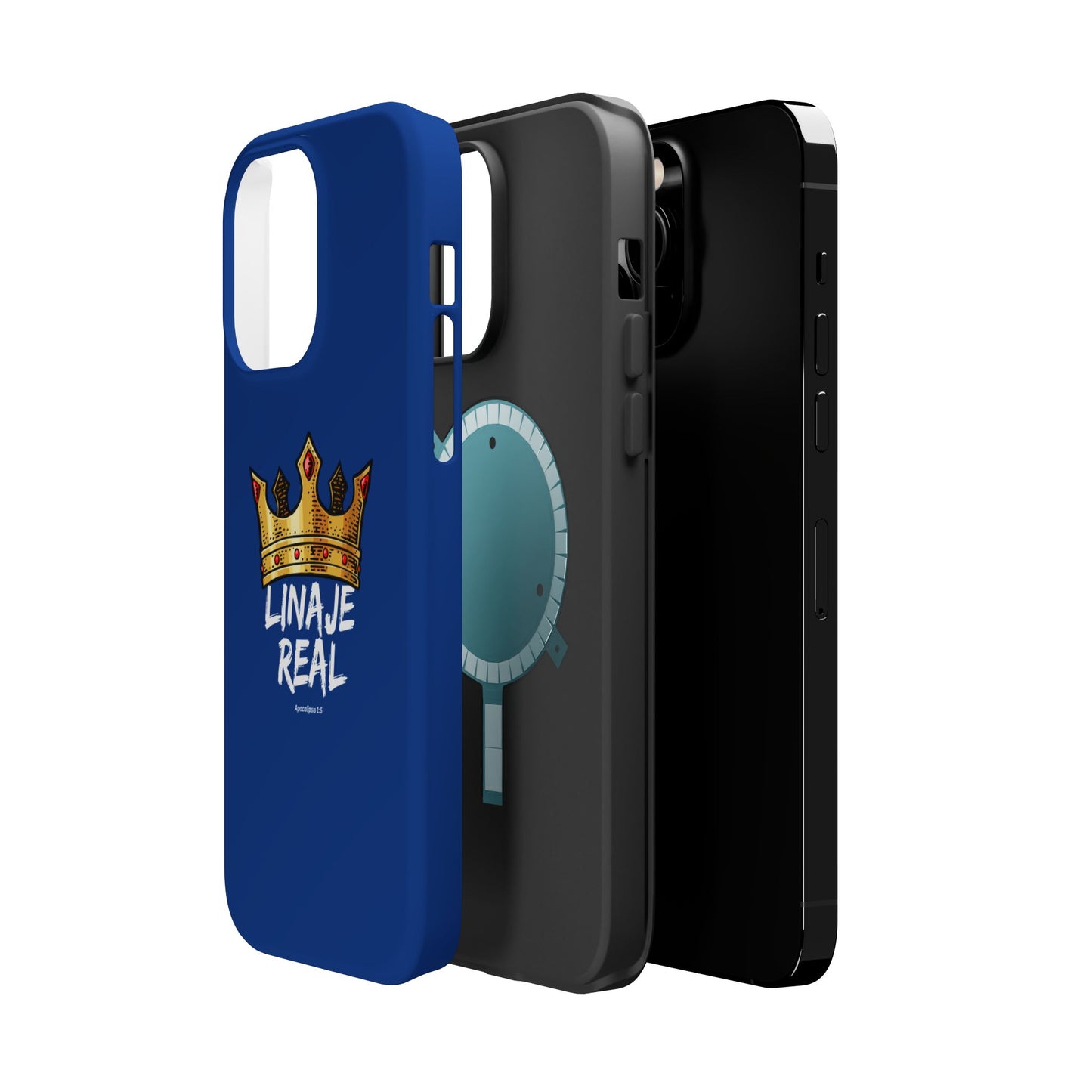 Magnetic Phone Case with Crown Design, Unique Phone Cover, Gift for Artists, Trendy Case, Protection for iPhone, Customizable Design