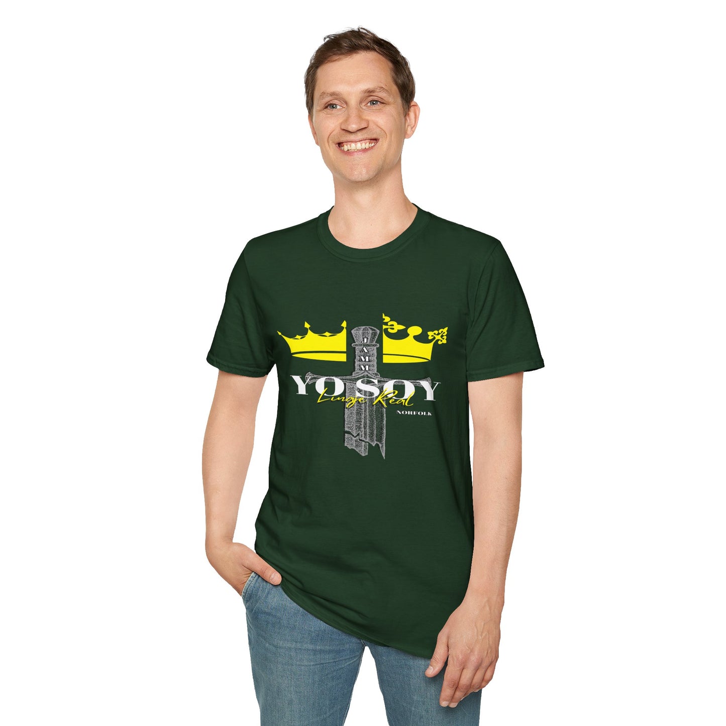 Crown Graphic Unisex Softstyle T-Shirt | Casual Wear, Streetwear, Gift for Friends, Birthday, Everyday Fashion