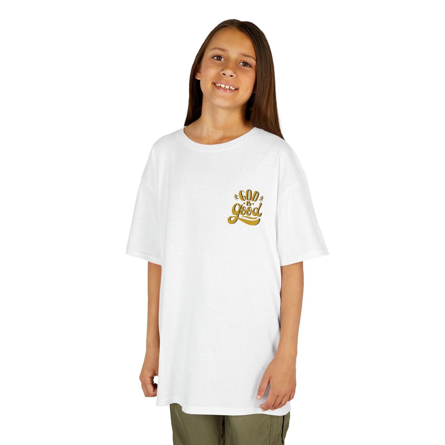 Kids Inspirational Tee - "Good" & "Jesus Heals Brokenness" - Perfect for Church, Gifts, Birthdays, Family Events