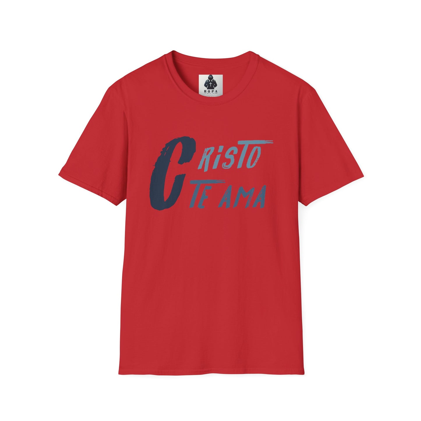 Unisex Softstyle T-Shirt - 'Cristo Te Ama' Inspirational Tee