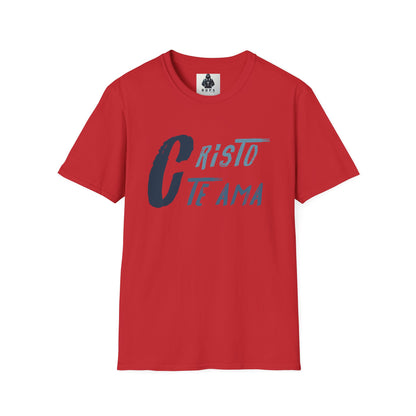 Unisex Softstyle T-Shirt - 'Cristo Te Ama' Inspirational Tee