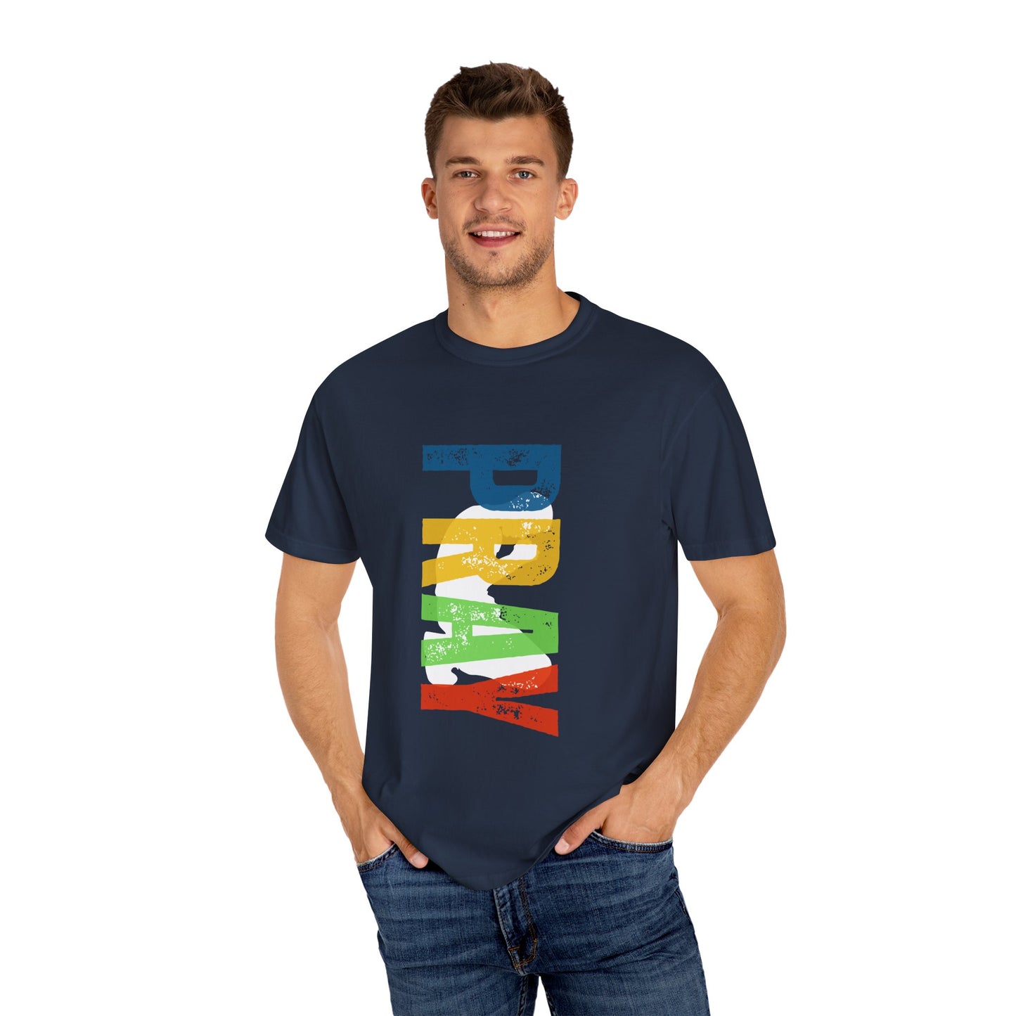 Unisex T-Shirt with PRAY Design - Perfect for Celebrations,  Summer Casual Wear, Events
