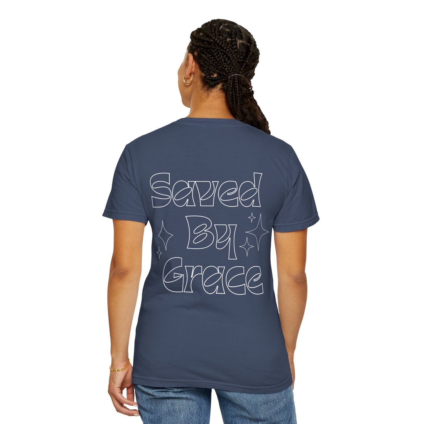 Faith-Inspired Unisex T-Shirt - Saved By Grace, Casual Wear, Christian Apparel, Gift for Believers, Everyday Comfort