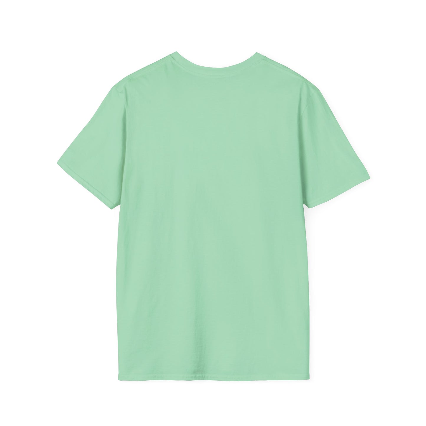 Minimalist Unisex Softstyle T-Shirt with Hand Design