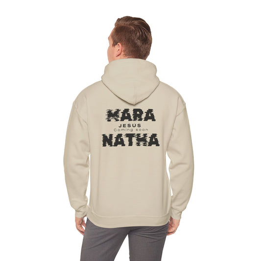 Faith-Inspired Unisex Hoodie - Mara Natha Collection, Cozy Prayer Sweatshirt, Inspirational Gift, Religious Wear, Spiritual Fashion