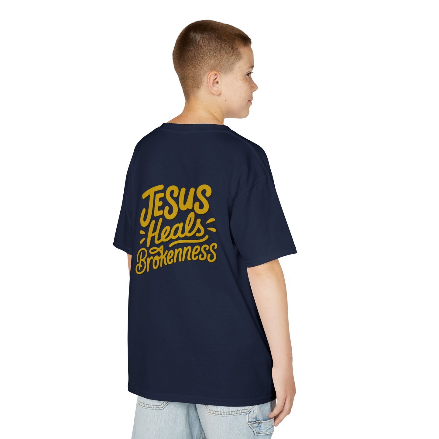 Kids Inspirational Tee - "Good" & "Jesus Heals Brokenness" - Perfect for Church, Gifts, Birthdays, Family Events