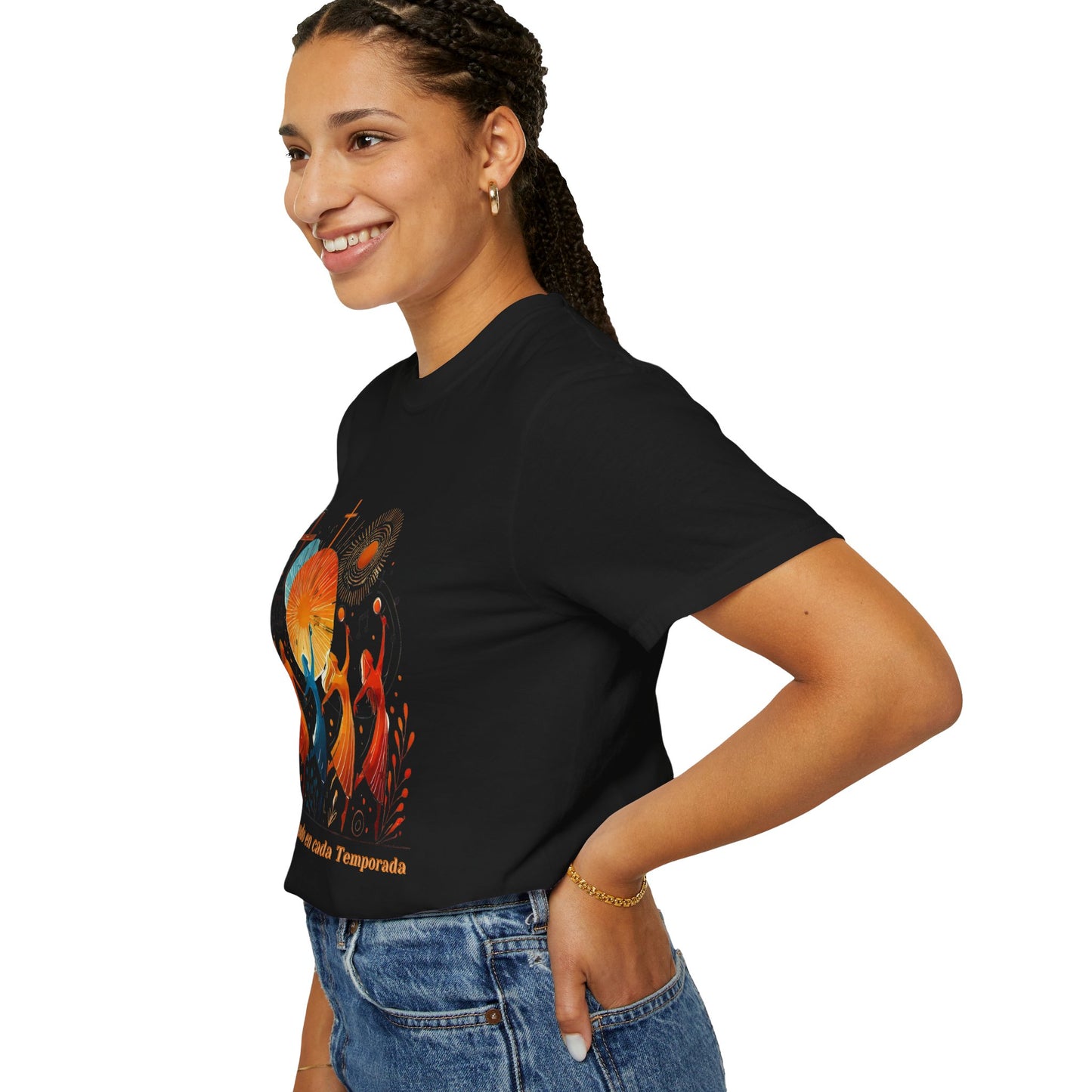 Unisex Garment-Dyed T-Shirt, Dance Design Tee, Seasonal Celebration Shirt, Gift for Dance Lovers, Festival Apparel
