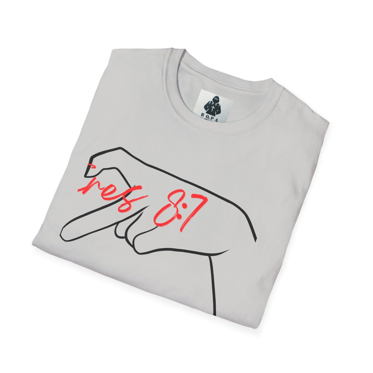 Unisex Softstyle T-Shirt with 'rez 87' Graphic - Casual Streetwear Tee