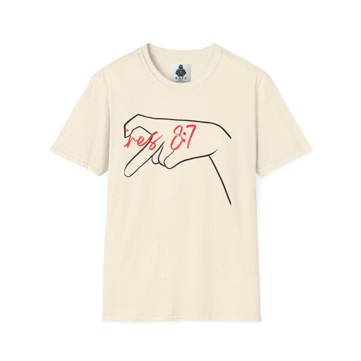 Unisex Softstyle T-Shirt with 'rez 87' Graphic - Casual Streetwear Tee