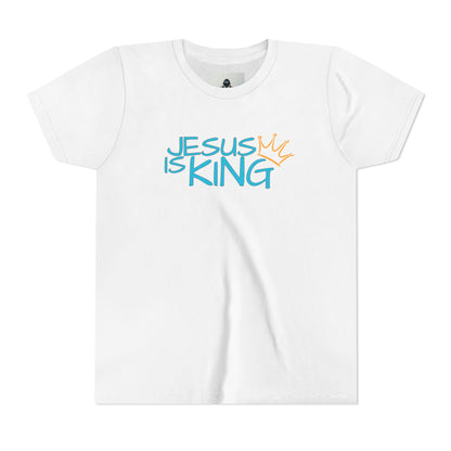 Youth Tee with Inspirational Jesus Design, Faith T-Shirt, Christian Gift, Summer Outfit, Religious Apparel, Kids Faithwear