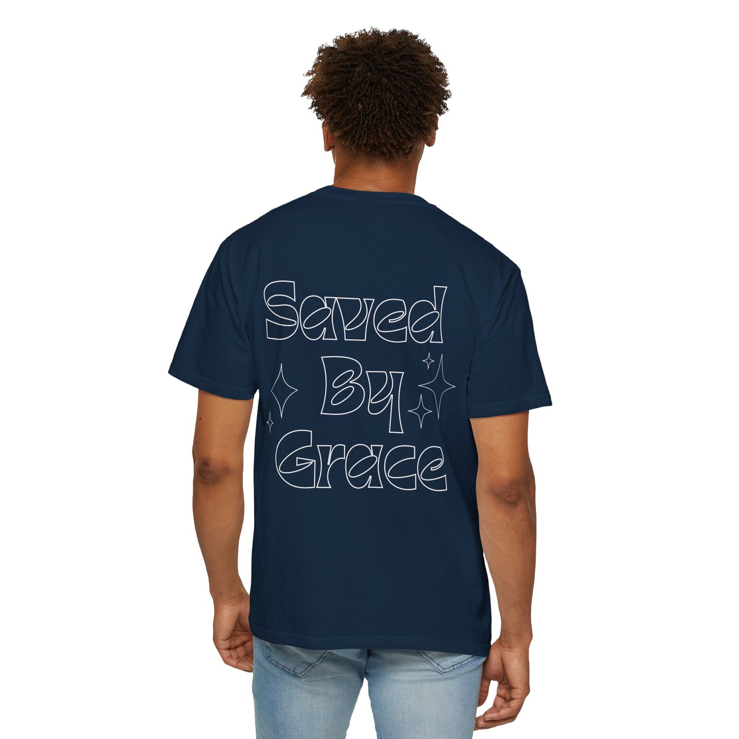 Faith-Inspired Unisex T-Shirt - Saved By Grace, Casual Wear, Christian Apparel, Gift for Believers, Everyday Comfort