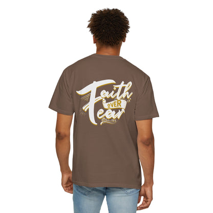 Faith Over Fear Graphic Tee, Inspirational T-Shirt, Christian Apparel, Unisex Religious Shirt, Powerfull Fashion
