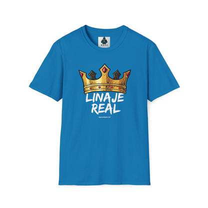 Unisex Softstyle T-Shirt - "Linaje Real" Crown Design - Perfect for Celebrations and Everyday Wear