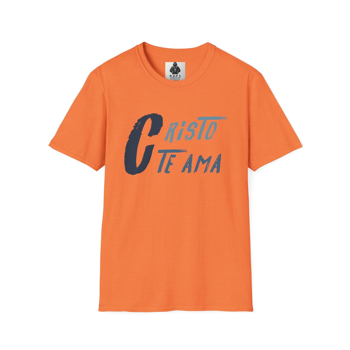 Unisex Softstyle T-Shirt - 'Cristo Te Ama' Inspirational Tee