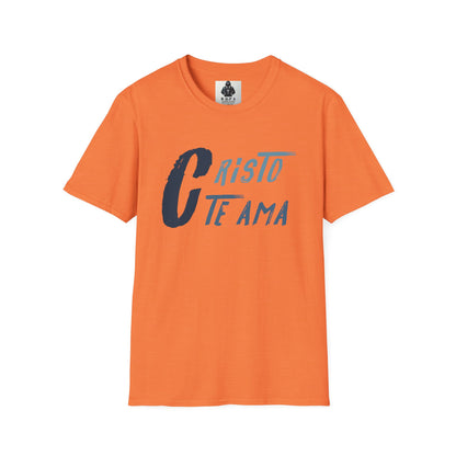 Unisex Softstyle T-Shirt - 'Cristo Te Ama' Inspirational Tee