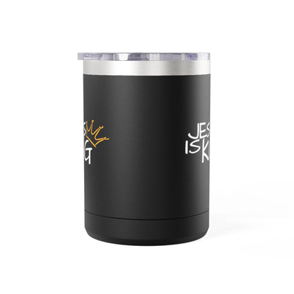 Inspirational Jesus Is King Coffee Mug Tumbler | 15oz, Faith Gift, Christian Cup, Religious Drinkware, Unique Keepsake