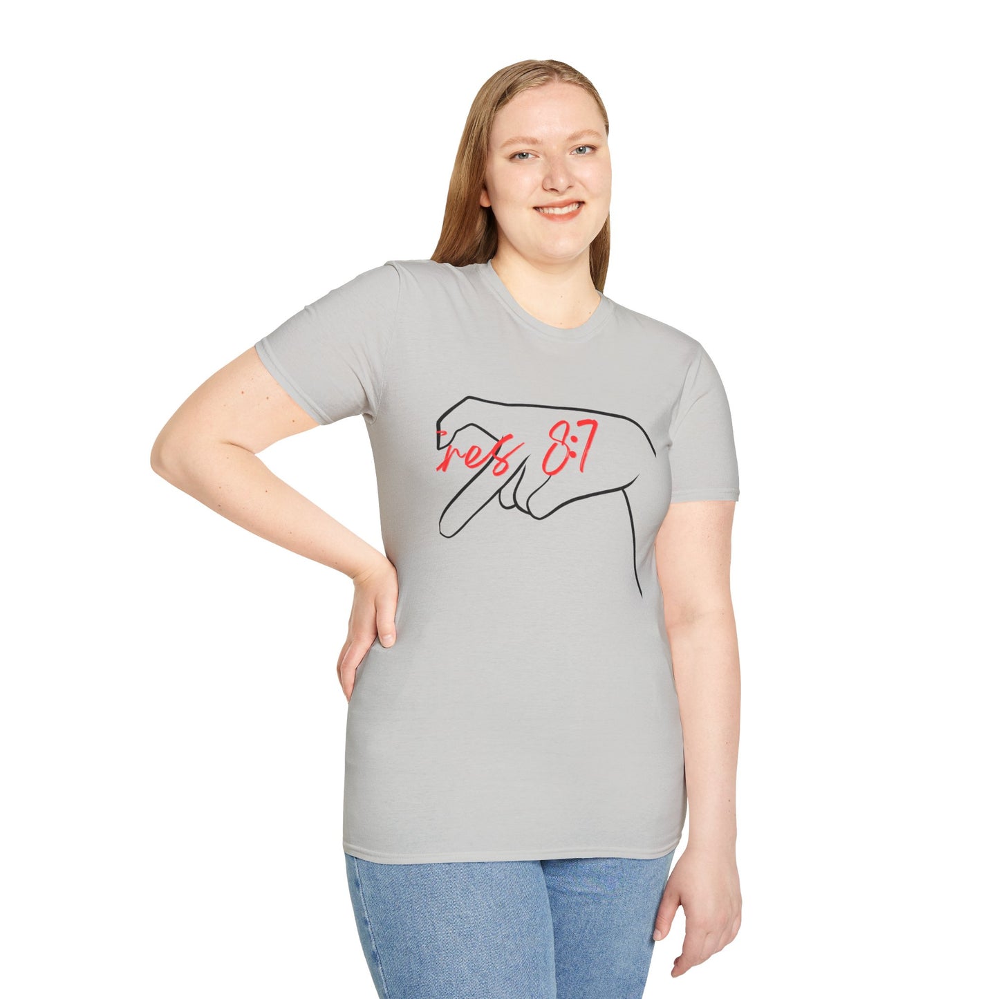 Unisex Softstyle T-Shirt with 'rez 87' Graphic - Casual Streetwear Tee