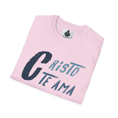 Unisex Softstyle T-Shirt - 'Cristo Te Ama' Inspirational Tee
