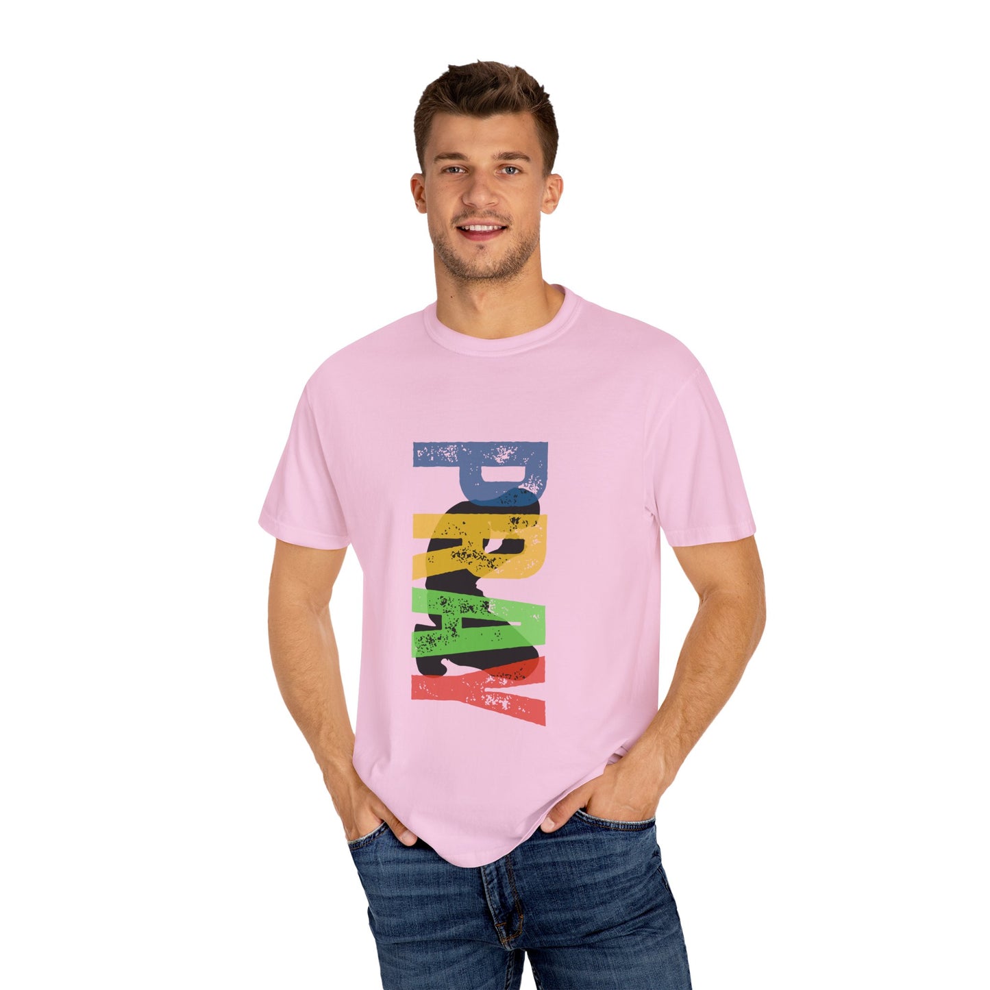 Unisex T-Shirt with PRAY Design - Perfect for Celebrations,  Summer Casual Wear, Events