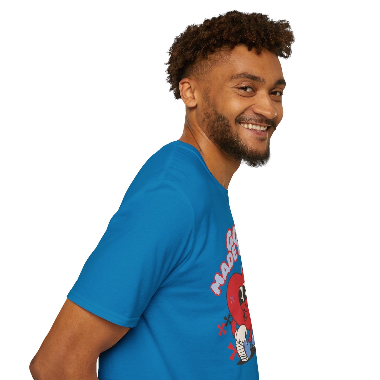 God Made New Unisex Softstyle T-Shirt - Fun & Playful Graphic Tee