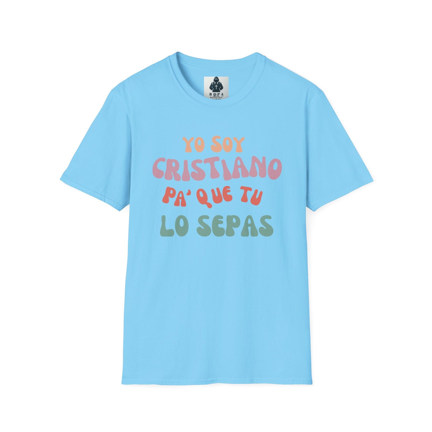 Yo Soy Cristiano Unisex Softstyle T-Shirt - Fun Statement Tee for Faith and Culture
