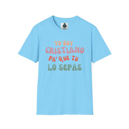 Yo Soy Cristiano Unisex Softstyle T-Shirt - Fun Statement Tee for Faith and Culture