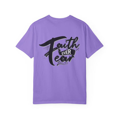 Faith Over Fear Graphic Tee, Inspirational T-Shirt, Christian Apparel, Unisex Religious Shirt, Powerfull Fashion