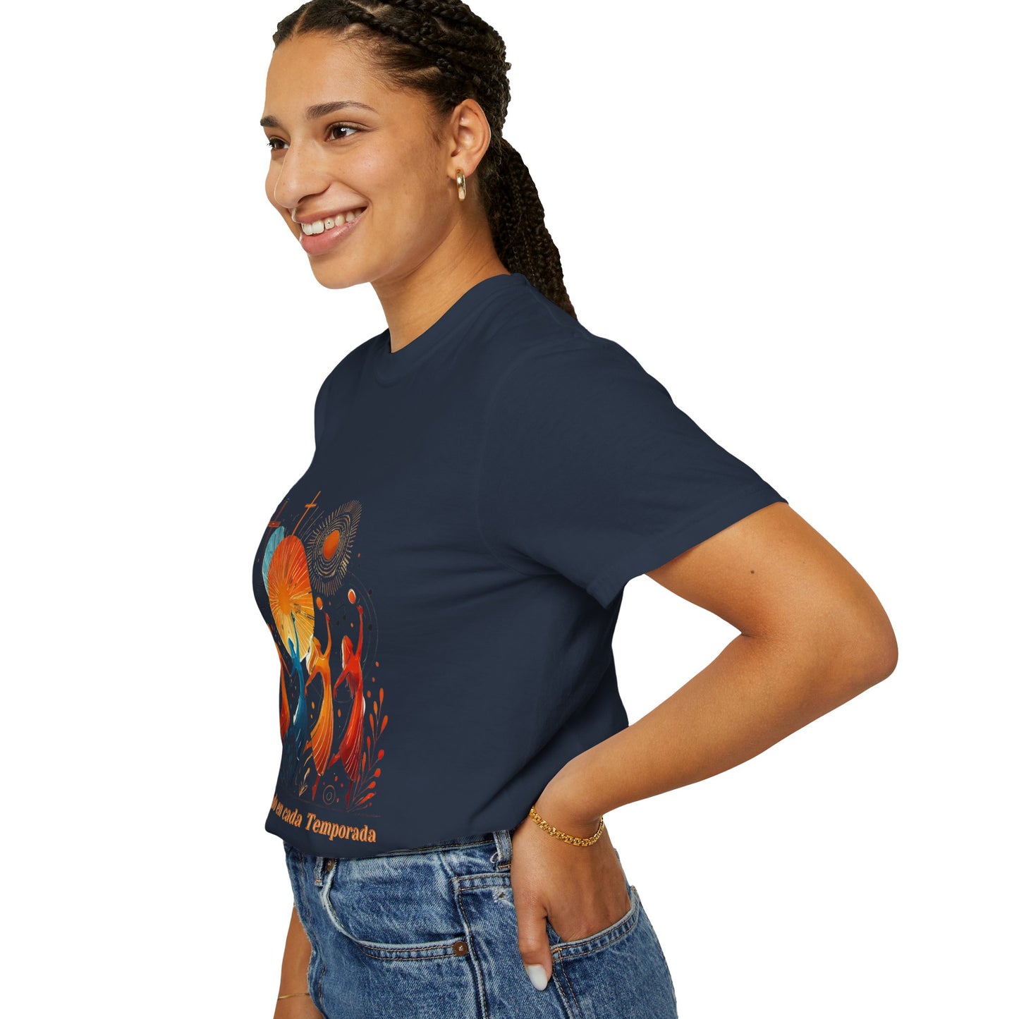 Unisex Garment-Dyed T-Shirt, Dance Design Tee, Seasonal Celebration Shirt, Gift for Dance Lovers, Festival Apparel