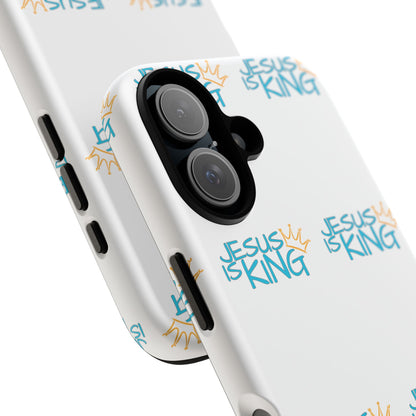 Jesus is King Phone Case - Tough Cases, Christian Gifts, Religious Accessories, Inspirational Protection, Unique Smartphone Cover