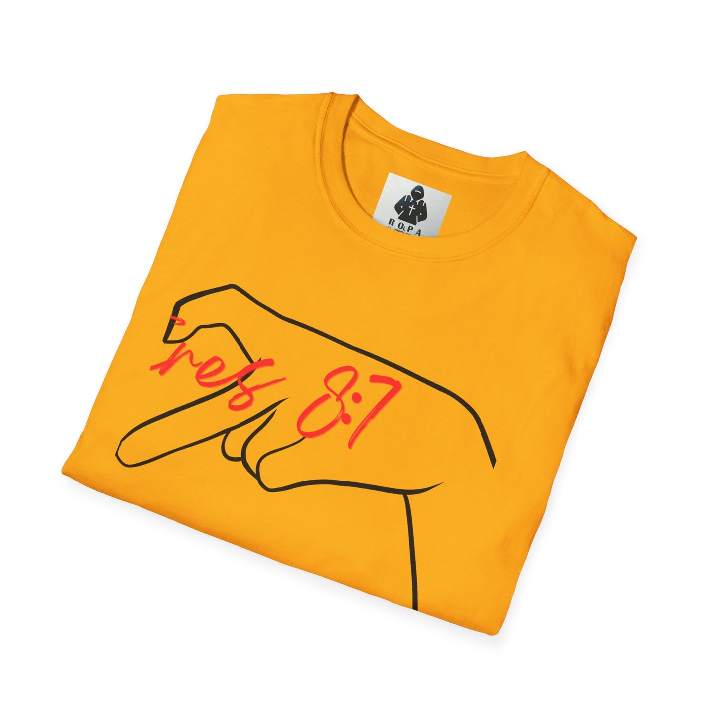 Unisex Softstyle T-Shirt with 'rez 87' Graphic - Casual Streetwear Tee