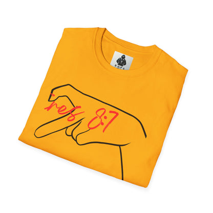 Unisex Softstyle T-Shirt with 'rez 87' Graphic - Casual Streetwear Tee