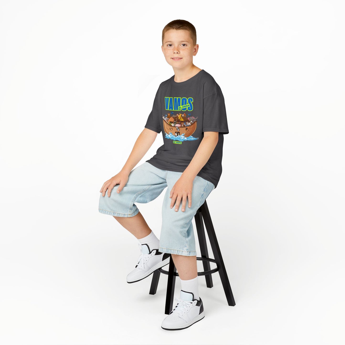 Fun Adventure Kids Tee, Cute Animal T-Shirt, Kids Summer Style, Birthday Gift, Playful Graphic T-Shirt