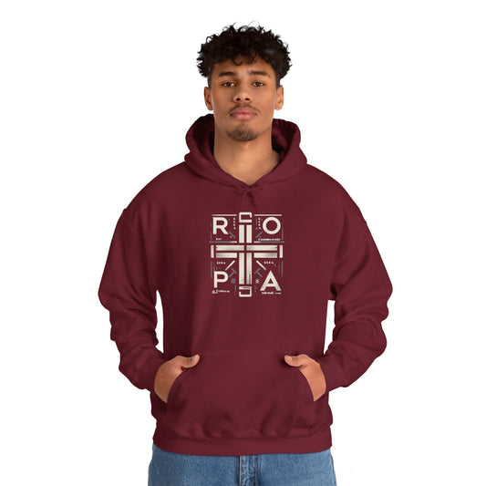 Minimalist Unisex Heavy Blend Hooded Sweatshirt - Stylish and Cozy