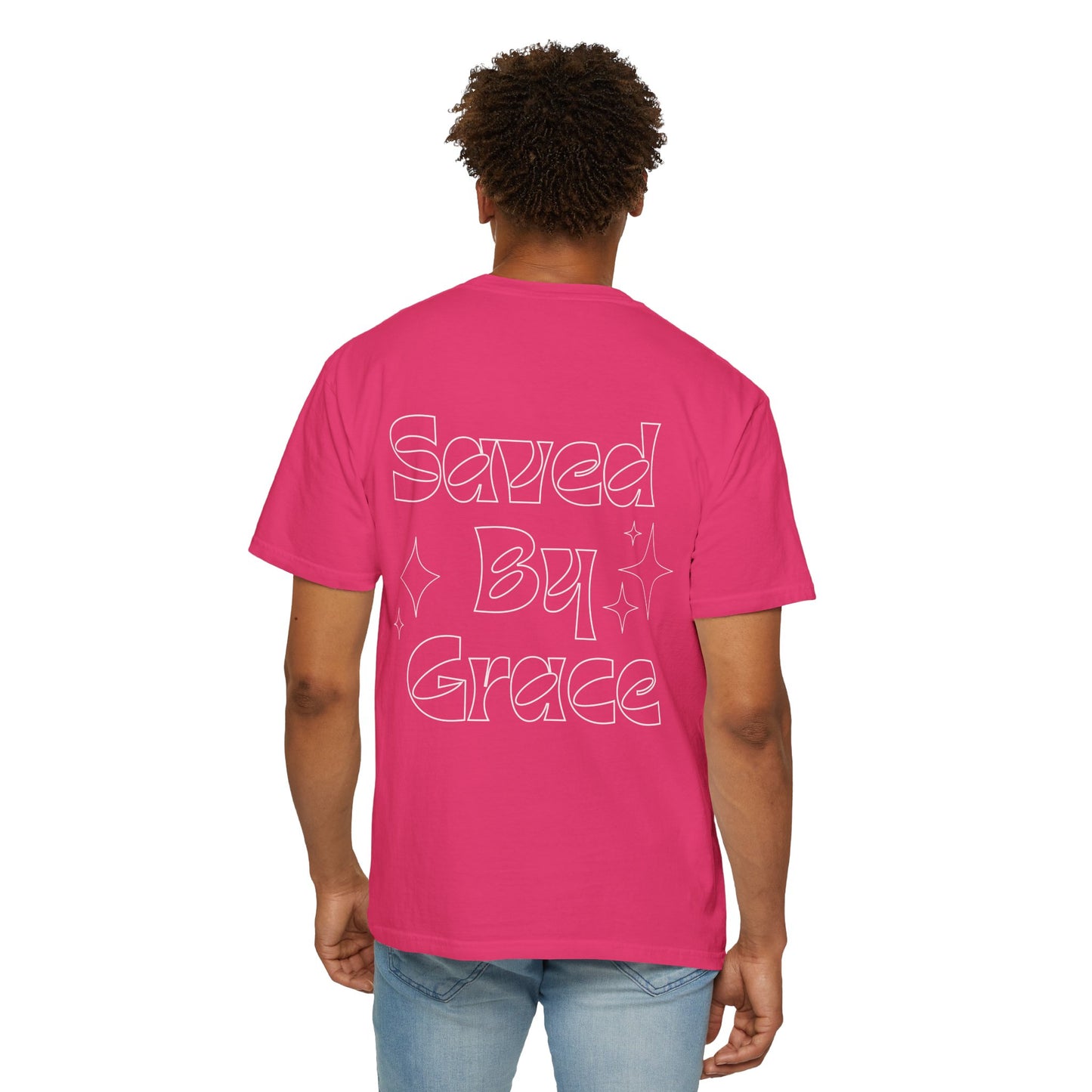 Faith-Inspired Unisex T-Shirt - Saved By Grace, Casual Wear, Christian Apparel, Gift for Believers, Everyday Comfort