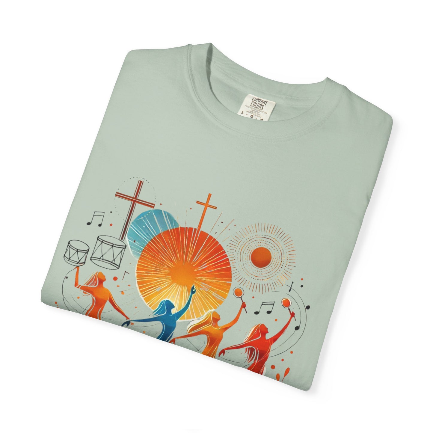 Unisex Garment-Dyed T-Shirt, Dance Design Tee, Seasonal Celebration Shirt, Gift for Dance Lovers, Festival Apparel