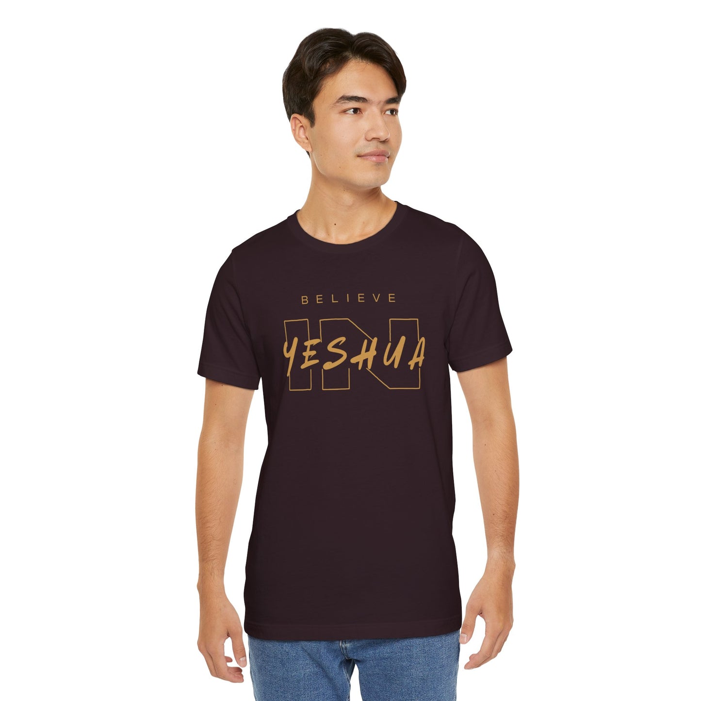 Unisex Short Sleeve Tee - 'Believe Yeshua' Inspirational Graphic Tee